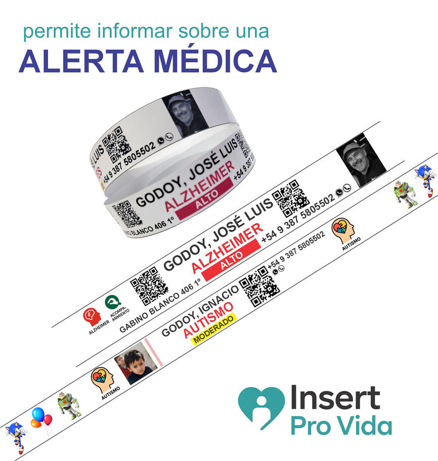 Pulsera Médica Descartable